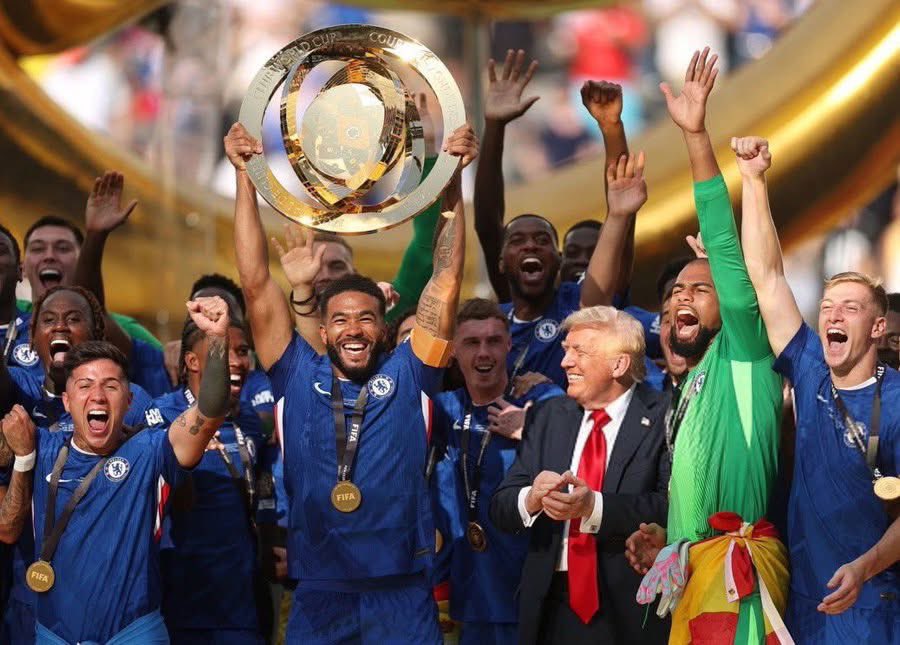 Chris Musto (@chrismustod36) on Twitter photo Amazing photo of <a href="/POTUS/">President Donald J. Trump</a> with <a href="/ChelseaFC/">Chelsea FC</a> at <a href="/MetLifeStadium/">MetLife Stadium</a> in #district36. That’s my President! Amazing photo of <a href="/POTUS/">President Donald J. Trump</a> with <a href="/ChelseaFC/">Chelsea FC</a> at <a href="/MetLifeStadium/">MetLife Stadium</a> in #district36. That’s my President!