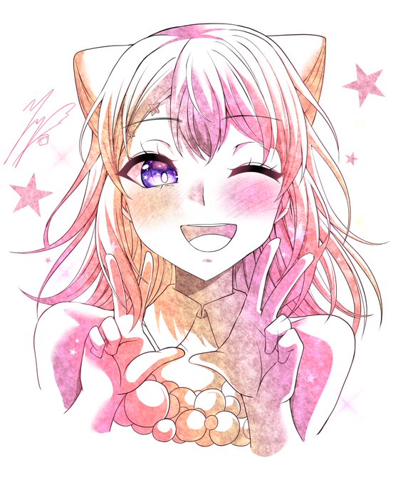 ささやかながら...
香澄誕生日おめでとう🎉 
#bandoriart 