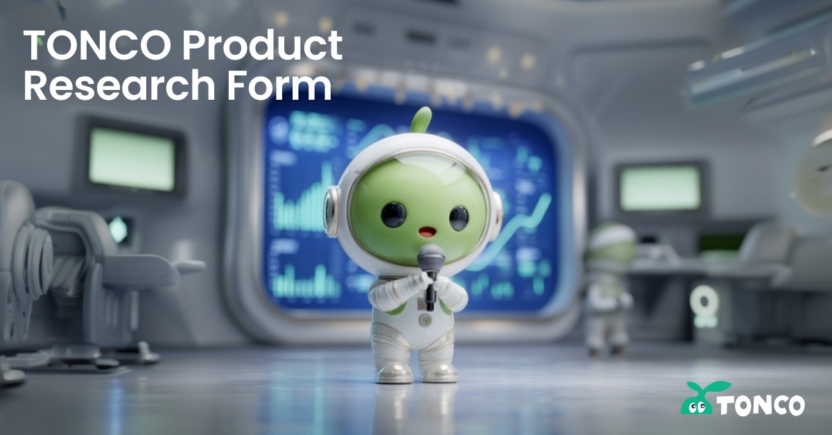 🚀 We’re launching a focus group for TONCO product research — and yes, it’s paid! 💰

Want to join? Fill out the form with your TON wallet &amp; Telegram handle — we’ll reach out to the most relevant users 👇
forms.gle/MXnQYZBRtS3DzC…

Help shape the future of TONCO — and get rewarded