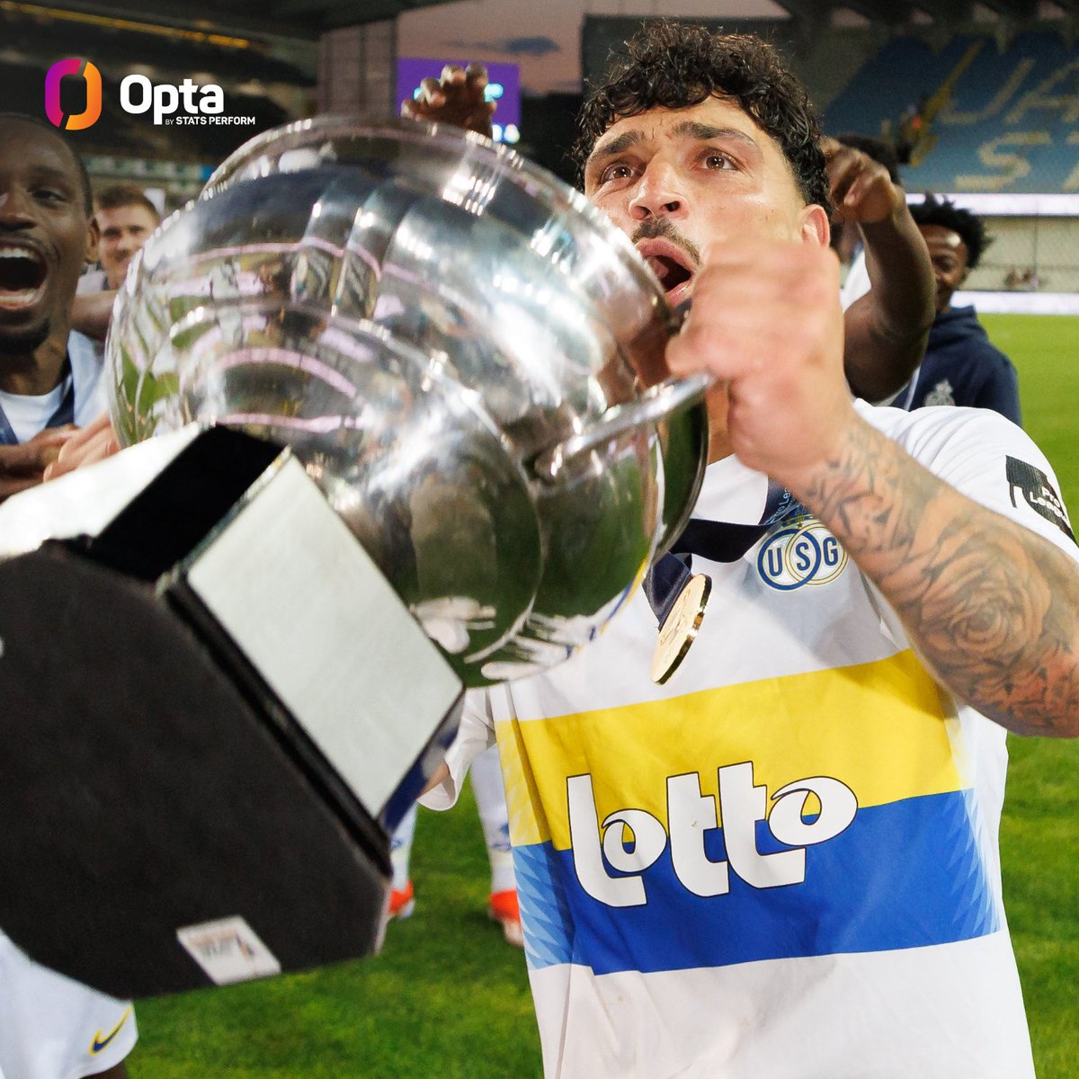 OptaJohan's tweet image. 2 - Union Saint-Gilloise and Club Brugge will face each other in the Belgian Super Cup for the second season in a row, just the second time ever that two teams play consecutive matches against each other in the Super Cup, after RSC Anderlecht and Club Brugge in 1994-1995. Repeat.