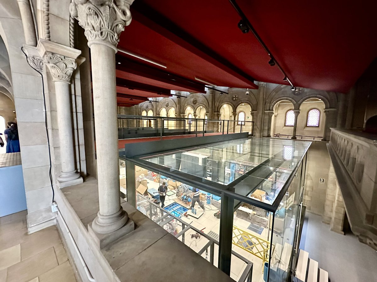 FutureJurvetson's tweet image. Church of the Modern Mind ⛪️
Two quantum computers humming and an “AI Factory” under construction… inside a stone church… with Gregorian chants playing softly overhead.
Visiting the Barcelona Supercomputing Center today.