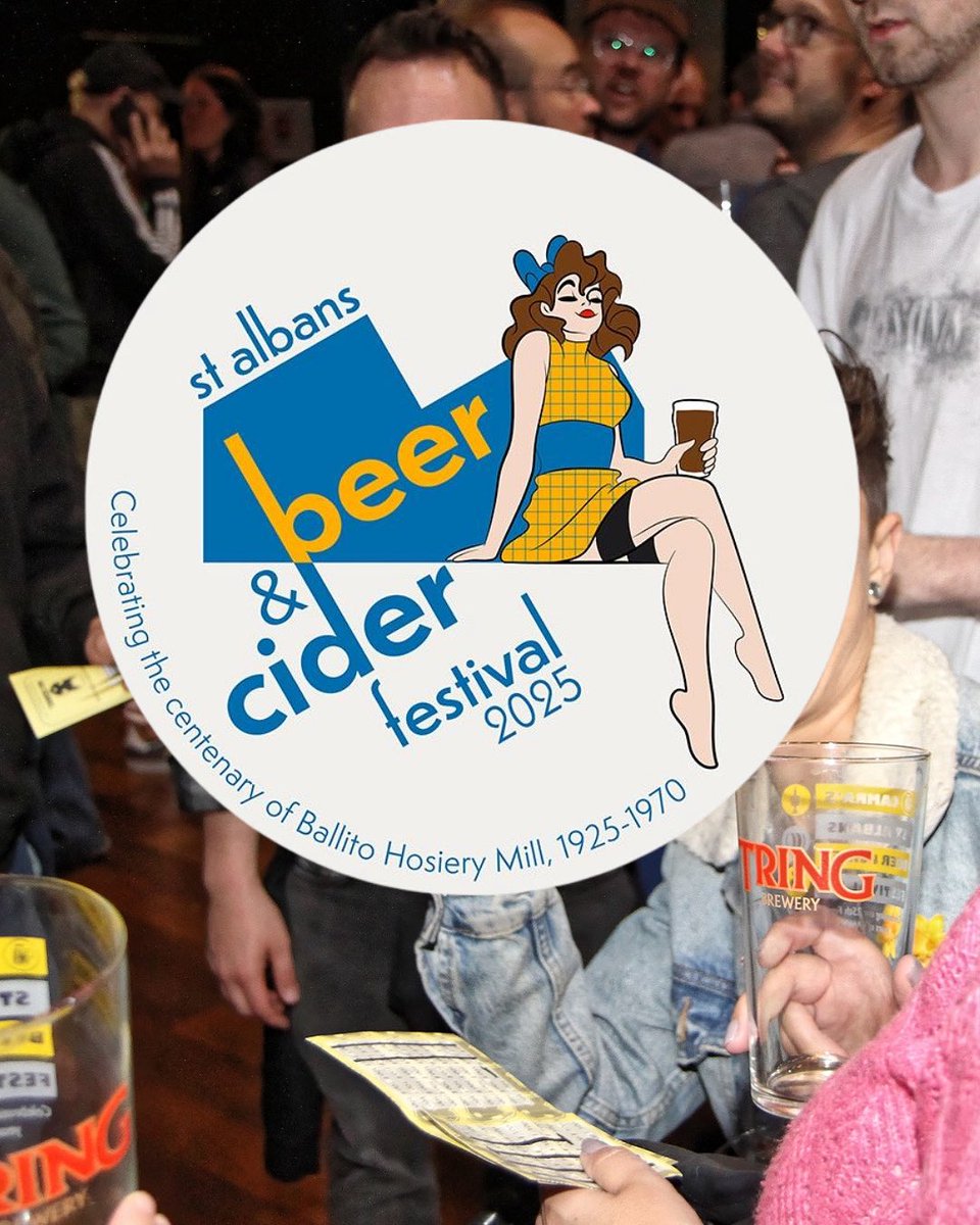 caskaleweek's tweet image. The @stalbansbf Returns for Cask Ale Week!
Hertfordshire’s biggest celebration of beer & cider is back this Sept and it’s an event not to miss!
🗓️ 24th – 27th September
🎟️ tckty.camra.org.uk/e/352/st-alban…
Discover more events and how to get involved caskaleweek.co.uk