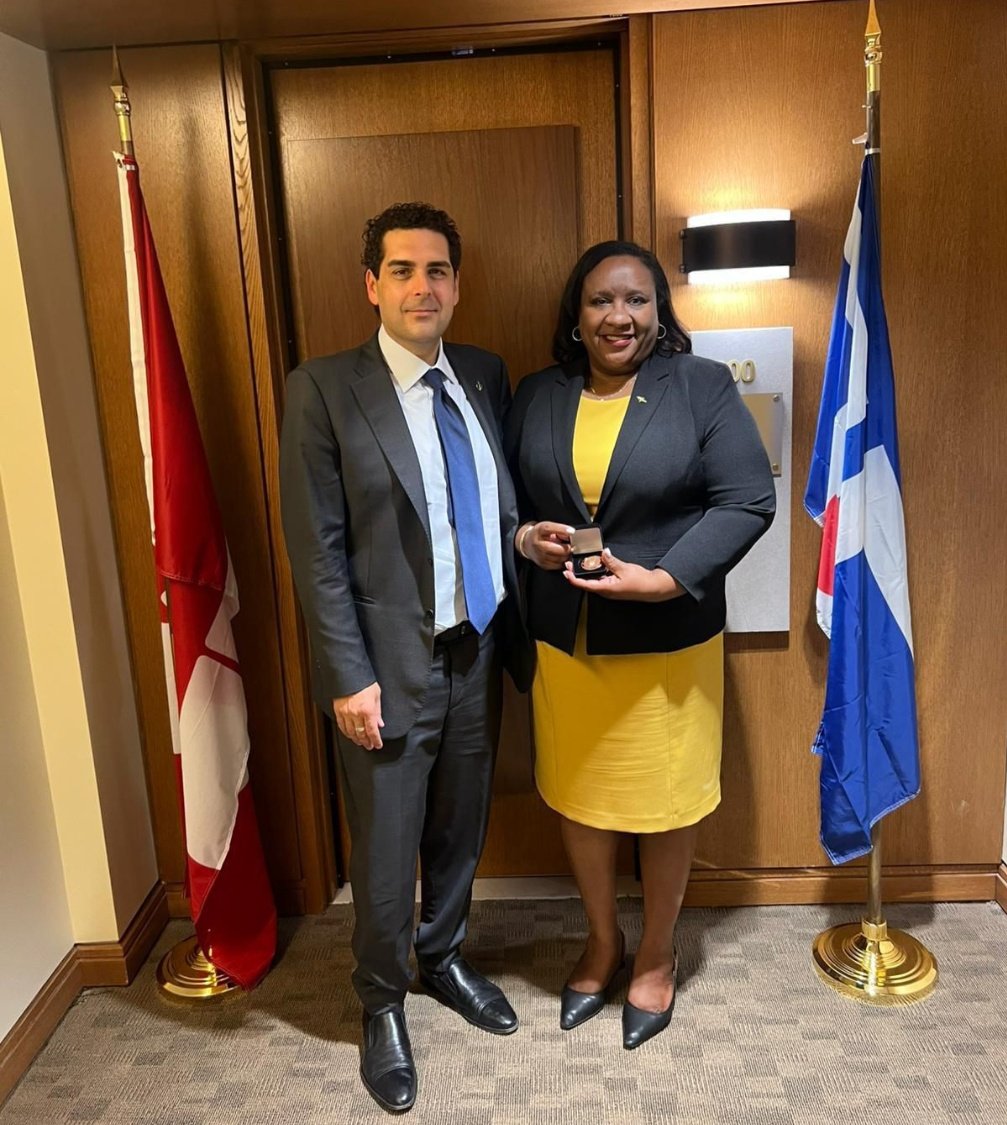 I had a great meeting with Jamaican High Commissioner Marsha Coore Lobban. We talked about the shared priorities between our two nations including enhancing public safety, working on economic development and how we can better support Little Jamaica right here in