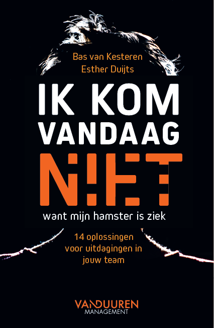 "Ik kom vandaag niet, want mijn hamster is ziek."
Dit is de titel van mijn tweede boek, en nee, het gaat niet over hamsters.

Het boek beschrijft 14 oplossingen voor de 11 meest voorkomende uitdagingen in teams.

Binnenkort is het zover… Na de zomer.