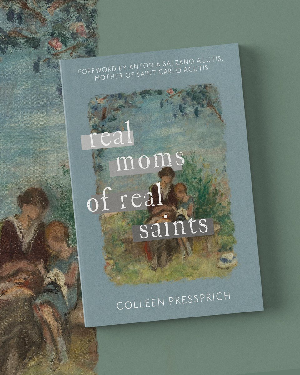 PBMPublishing's tweet image. Ever struggle to forgive yourself as a mom?
Real Moms of Real Saints tackles real motherhood.
The chapter on Zélie Martin, mother of St. Thérèse, explores forgiving ourselves.
Preorder this powerful book now ahead of it's August release at paulinestore.com /.ca