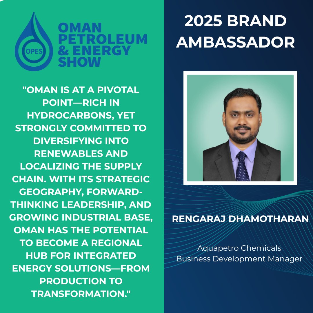 Energy leadership isn't just about innovation—it's about impact.

👉 Book your stand now for OPES 2026
Book your stand today: eu1.hubs.ly/H0lKk-N0

#OPES2026 #oilandgas #energy #petroleum #sustainability #cleanenergy