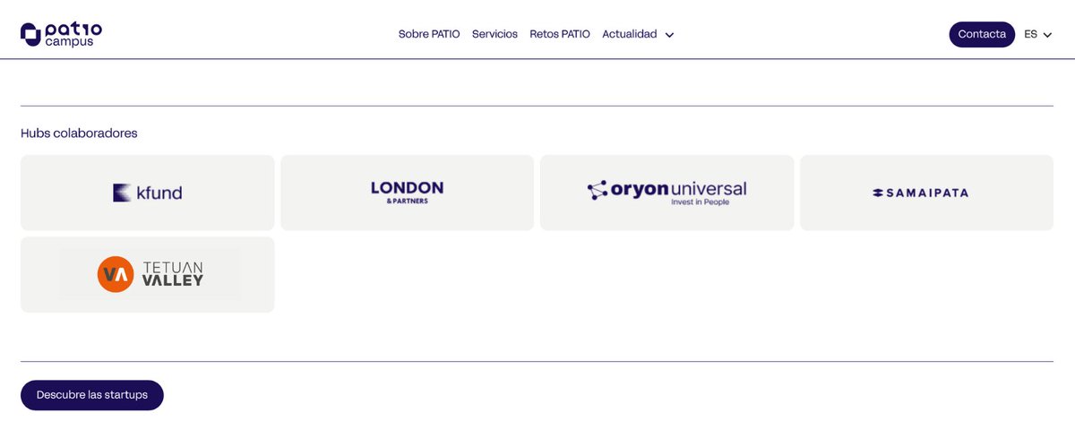 🚀 We’re excited to join forces with <a href="/PatioCampus/">PATIOCampus</a> as a new strategic partner!

At Tetuan Valley, we believe that real #innovation happens when #startups and #corporates come together to solve meaningful challenges — and this collaboration is a step forward in that direction! 🤩🔥