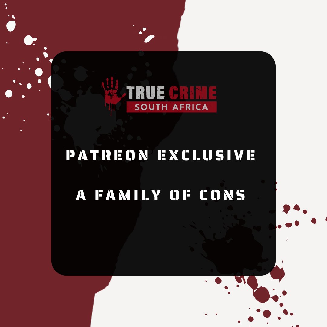 TCSApod's tweet image. In 2001, a young South African man arrived at a California dairy farm, claiming to be from a wealthy cattle family. It was a lie. He and another South African left a trail of allegations of theft, fraud, poaching, and even murder across the world.
Listen: patreon.com/posts/13409558…