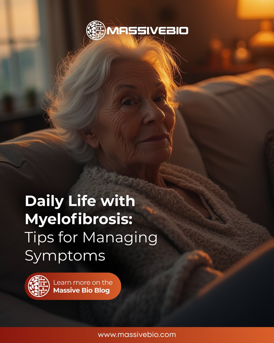 💬 Life with Myelofibrosis can be unpredictable, but you're not alone.

We’ve shared practical tips for managing symptoms like fatigue and discomfort.

Small changes can go a long way. 🧡

👉 massivebio.com/daily-life-wit…