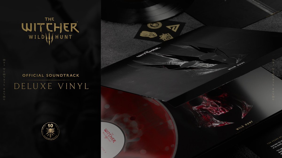 thewitcher's tweet image. It's not just music — it's an echo of shared adventures. 🗻
Sit down, listen, and get back on path with our Official Soundtrack Deluxe set! Relive your most cherished experiences thanks to two black vinyls with 37 tracks from the game and one blood-tinted with 2 premiere…