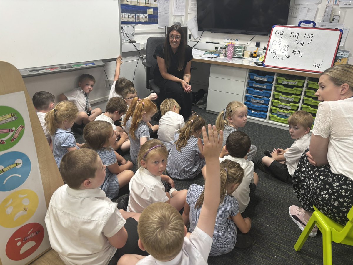 Miss Elliott, our new part-time Year 1 teacher came in to meet the children again today. <a href="/NWATrust/">NWA_Trust</a>