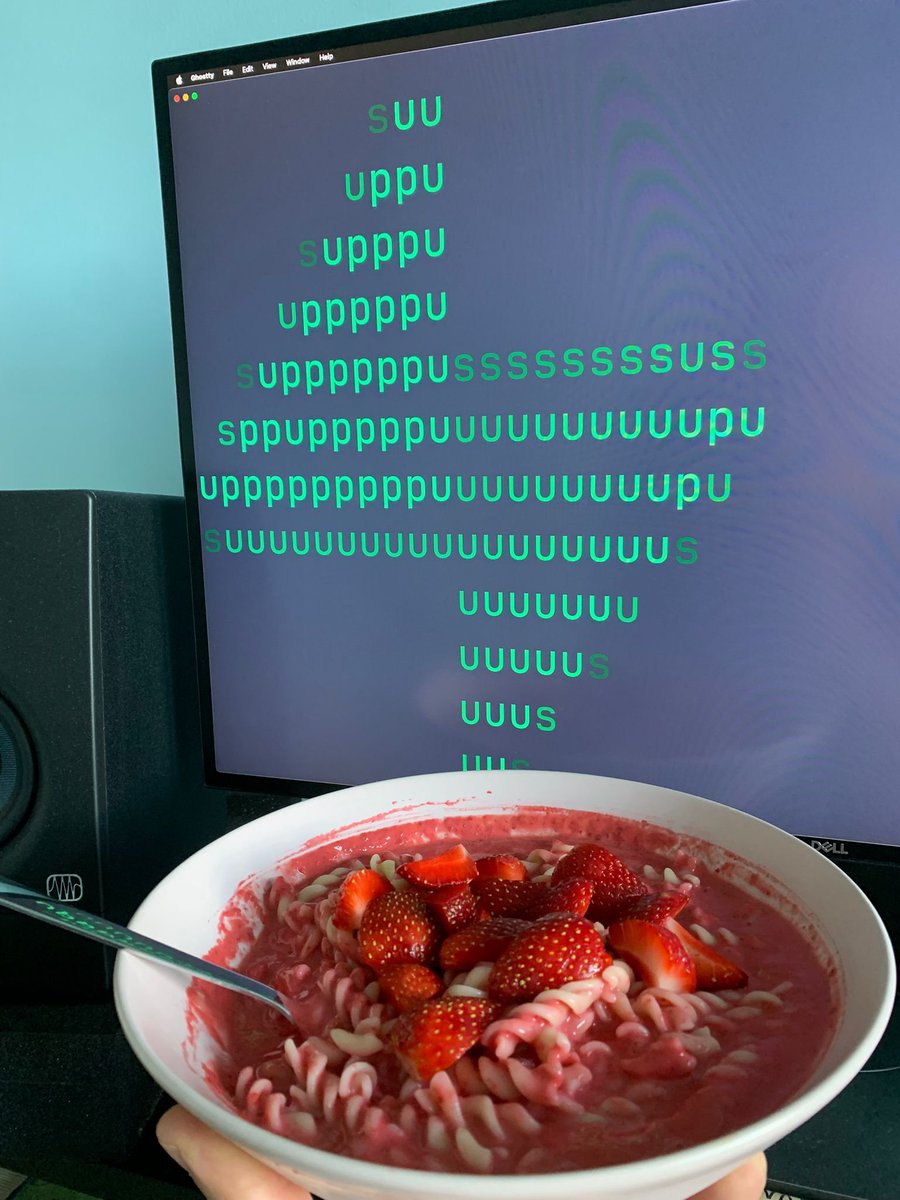 kamilogorek's tweet image. Hate all you want, but cold pasta with strawberries and yoghurt/cream is the goat of hot summer days