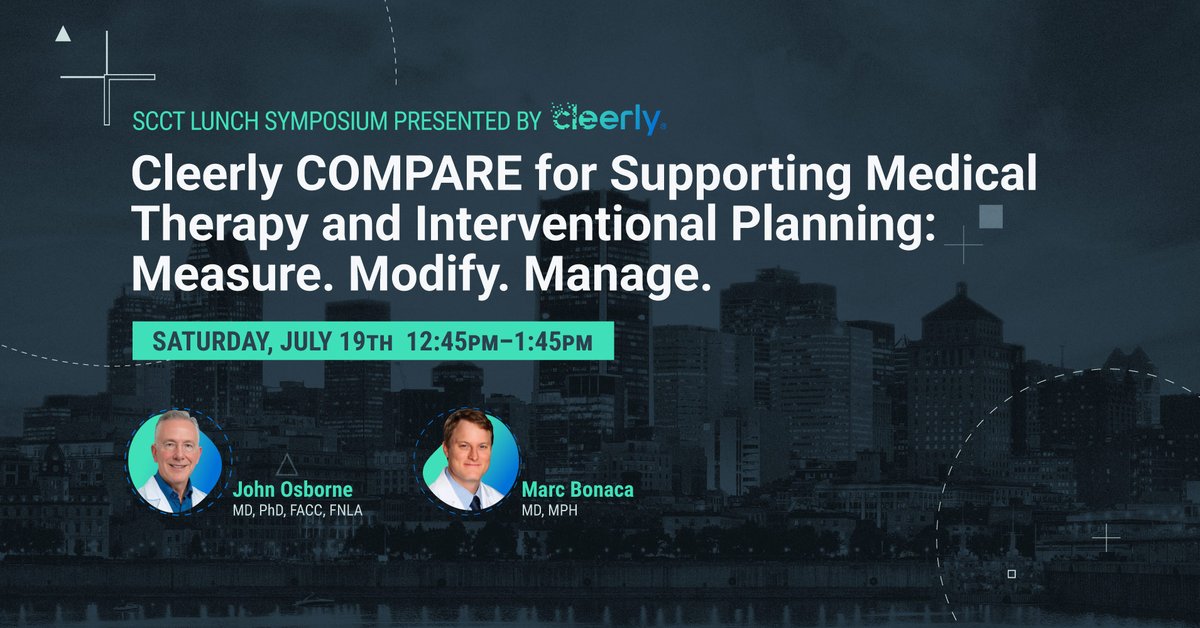 Cleerly (@cleerlyhealth) on Twitter photo Heart disease doesn't wait, so why should care? 💪❤️
Join us at #SCCT2025 for a dynamic, case-based session that challenges the status quo and explores how Cleerly is reimagining #cardiovascularcare with advanced, plaque-based imaging.
#YesCCT #Cardiology Heart disease doesn't wait, so why should care? 💪❤️
Join us at #SCCT2025 for a dynamic, case-based session that challenges the status quo and explores how Cleerly is reimagining #cardiovascularcare with advanced, plaque-based imaging.
#YesCCT #Cardiology