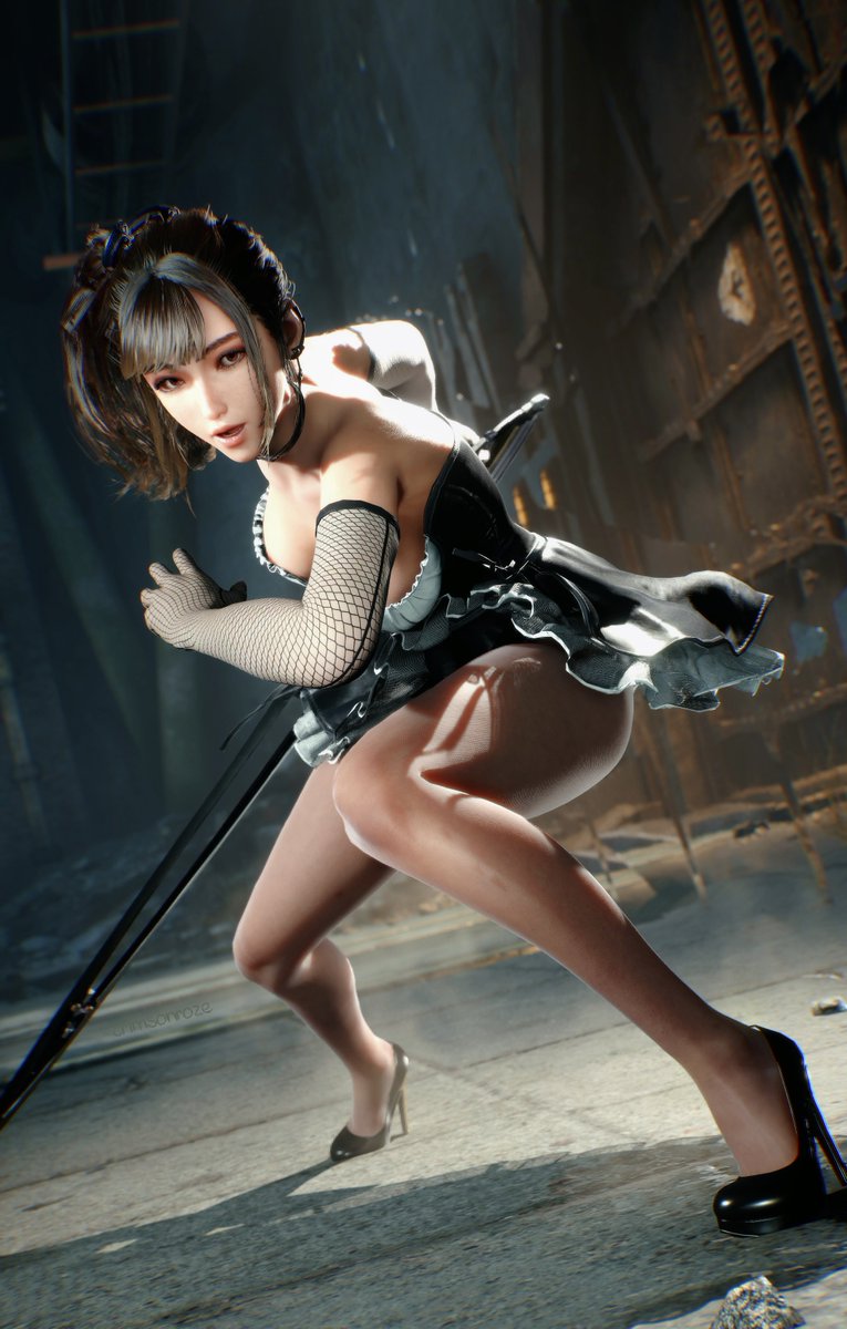 Love the Evil Maid mod outfit 🖤🤍 very happy to see more pretty dresses mods for EVE #StellarBlade #StellarBladePC