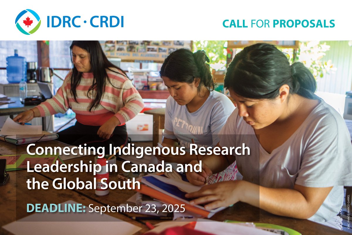 Are you an #Indigenous researcher in the Global South interested in building knowledge exchanges with Indigenous researchers in Canada?

Read about a new #funding opportunity: bit.ly/4kDoGLj
Deadline: September 23, 2025

<a href="/SSHRC_CRSH/">SSHRC</a>