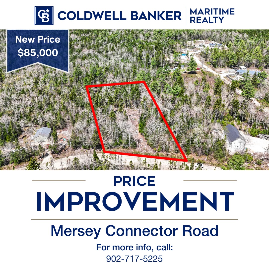 Price adjustment on this Mersey Connector Road lot in Chester! An excellent opportunity to secure your piece of land in a sought-after location—now with even more value.