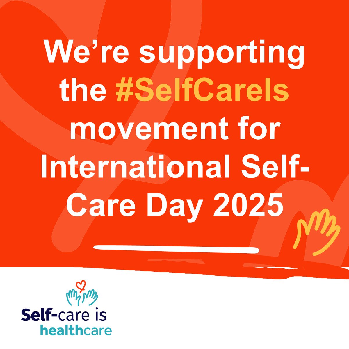 Show your support for #InternationalSelfCareMonth!

Get involved by downloading a campaign asset from our website and help spread the message: self-care matters. Together, we can champion healthier lives for all. 

Download here: bit.ly/4gPlhba