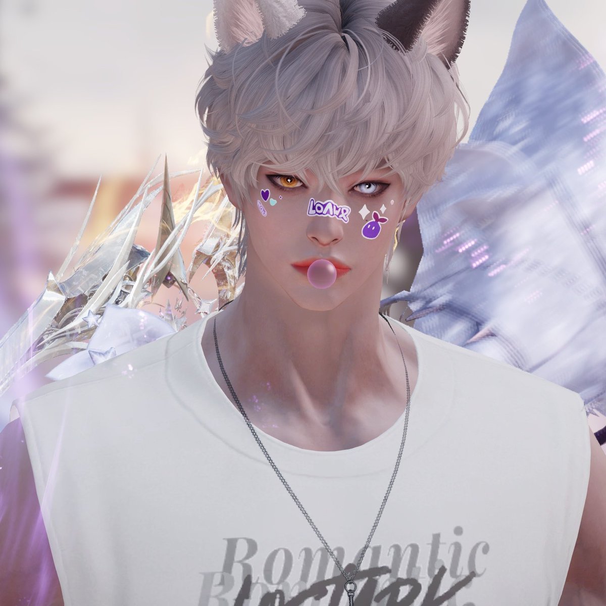 열분 고양이귀 염색 짝짝이되는거아시나요