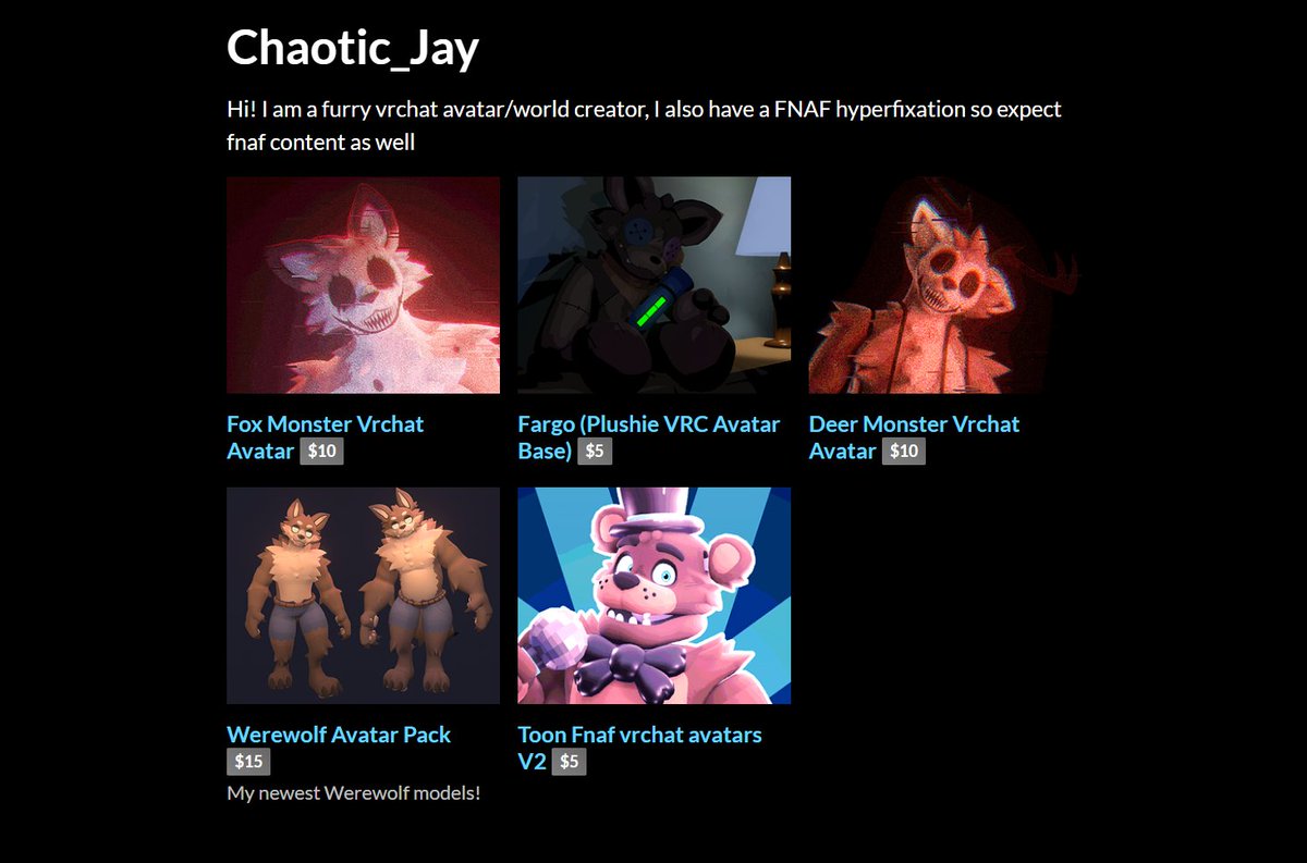 Chaotic_JayXD's tweet image. Made my store page a bit better looking LMAO
chaotic-jay.itch.io