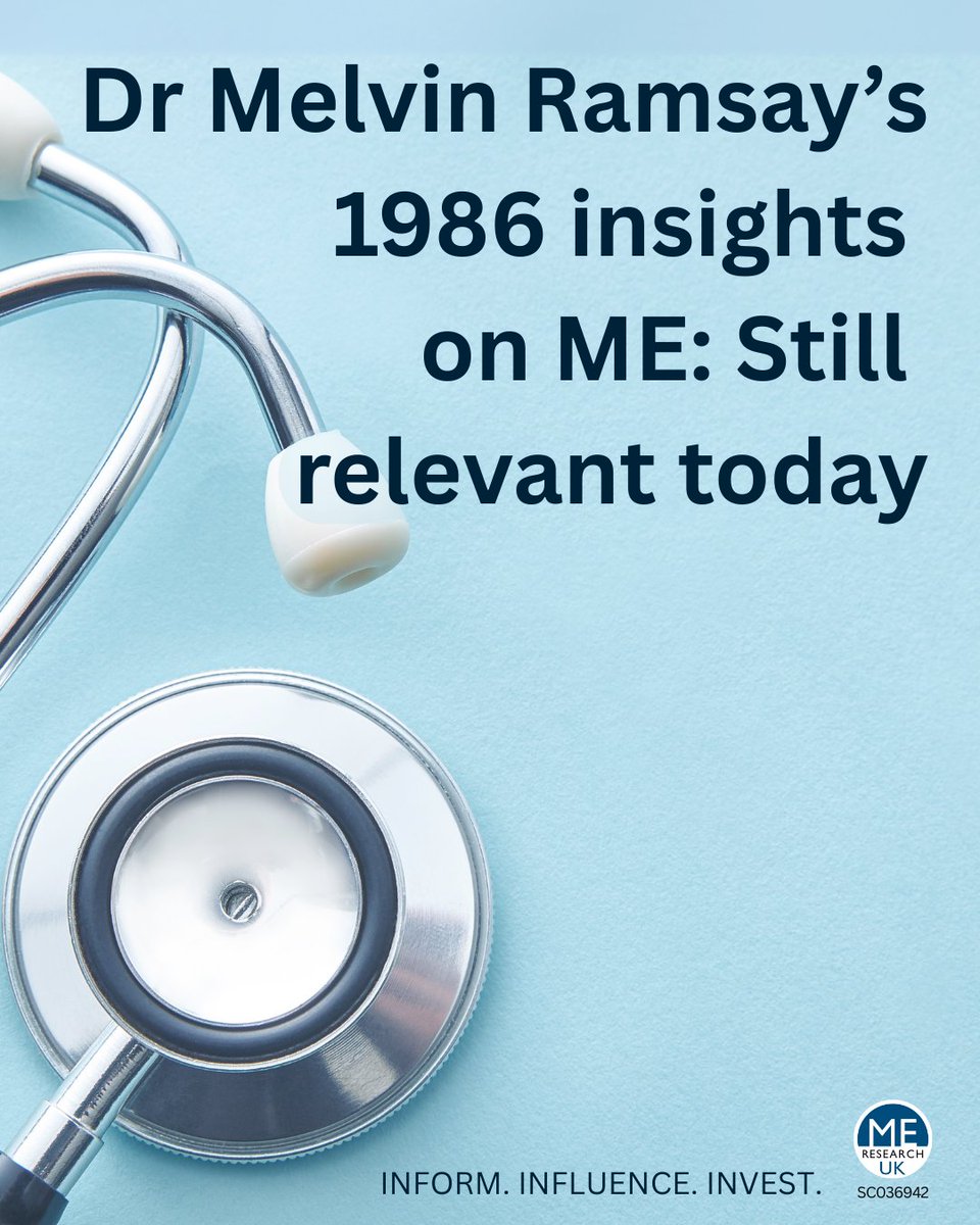 MEResearchUK's tweet image. In 1986, Dr Melvin Ramsay, a British physician renowned for his advocacy on ME, published a book documenting cases of ME following various confirmed or suspected infectious outbreaks, including the notable 1955 Royal Free Hospital outbreak.
Read quotes: bit.ly/Ramsay86RoyalF…