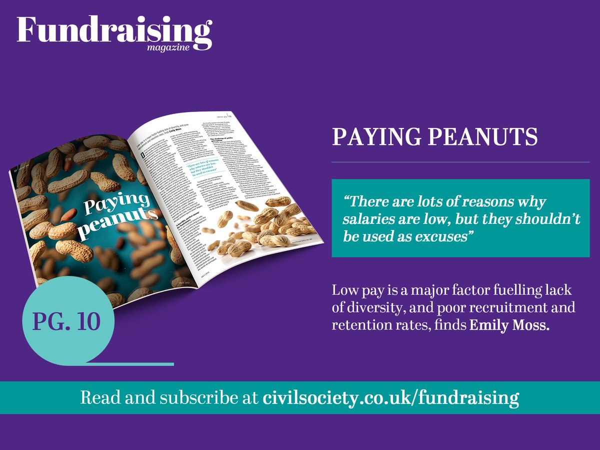 Explore the issue of low pay and its impact on diversity, recruitment, and retention in the latest Fundraising Magazine. 

Read the full article here bit.ly/45XH79A

#Fundraising