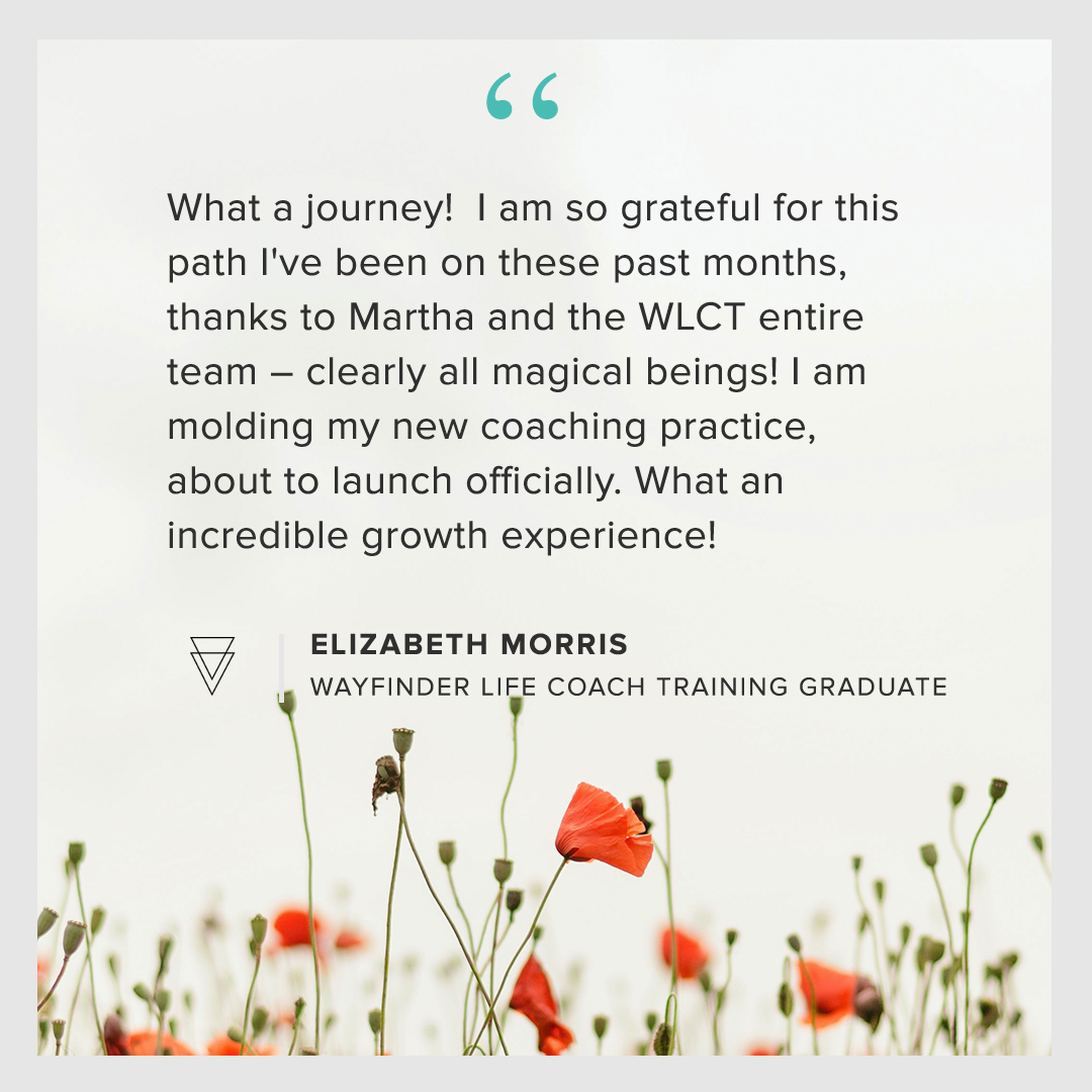 Ready to transform your life and create inspiring and impactful work in the world? Join us in Wayfinder Life Coach Training!

Find out more and join us for Wayfinder Life Coach Training: marthabeck.com/life-coach-tra…