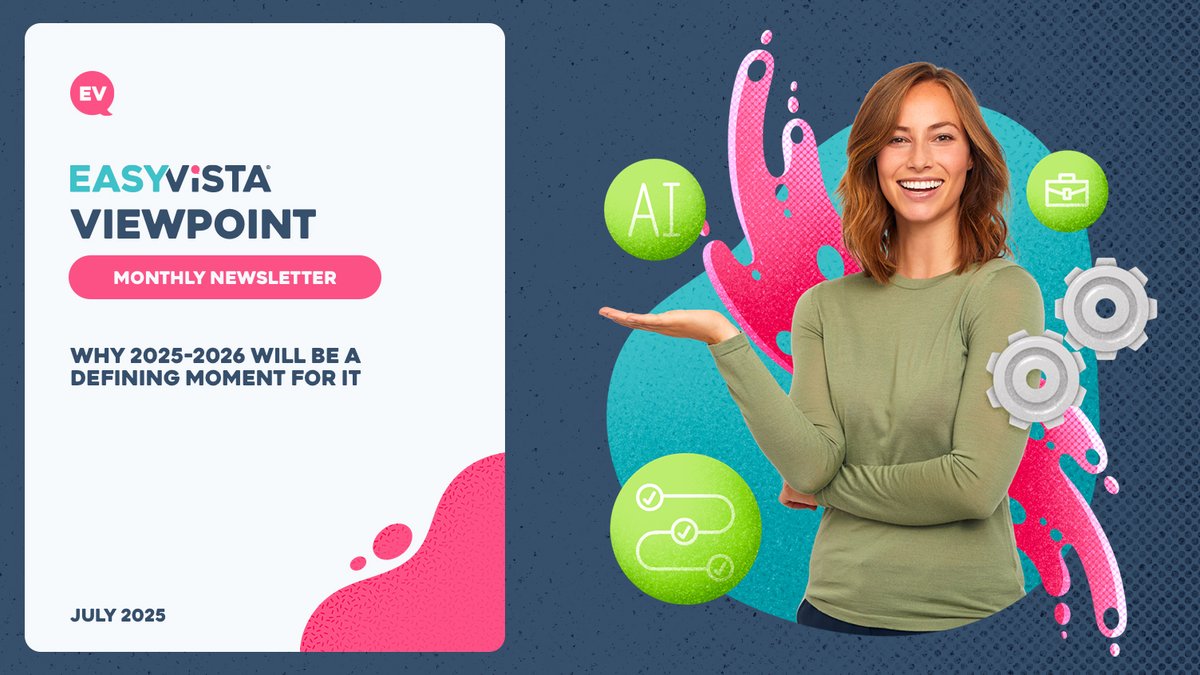 📊 IT isn’t just infrastructure — it’s your edge.

The EasyVista &amp; OTRS Group report reveals how SMBs are evolving ITSM to drive growth and resilience.

Get key insights on 2026 challenges &amp; priorities in our latest newsletter.

👉 Read it now: bit.ly/4kD0bxA

#ITSM