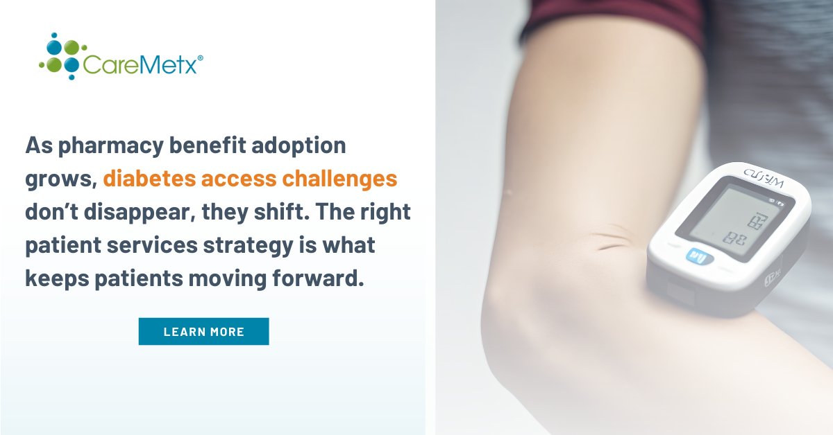 Pharmacy benefit adoption is changing diabetes access, but not inherently simplifying it. Learn how patient services can turn this shift into one that truly supports patients and providers: hubs.la/Q03wWm440