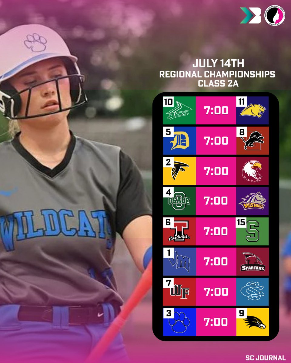 2A Regional Softball titles on the line tonight!

#iahssb #ighsau