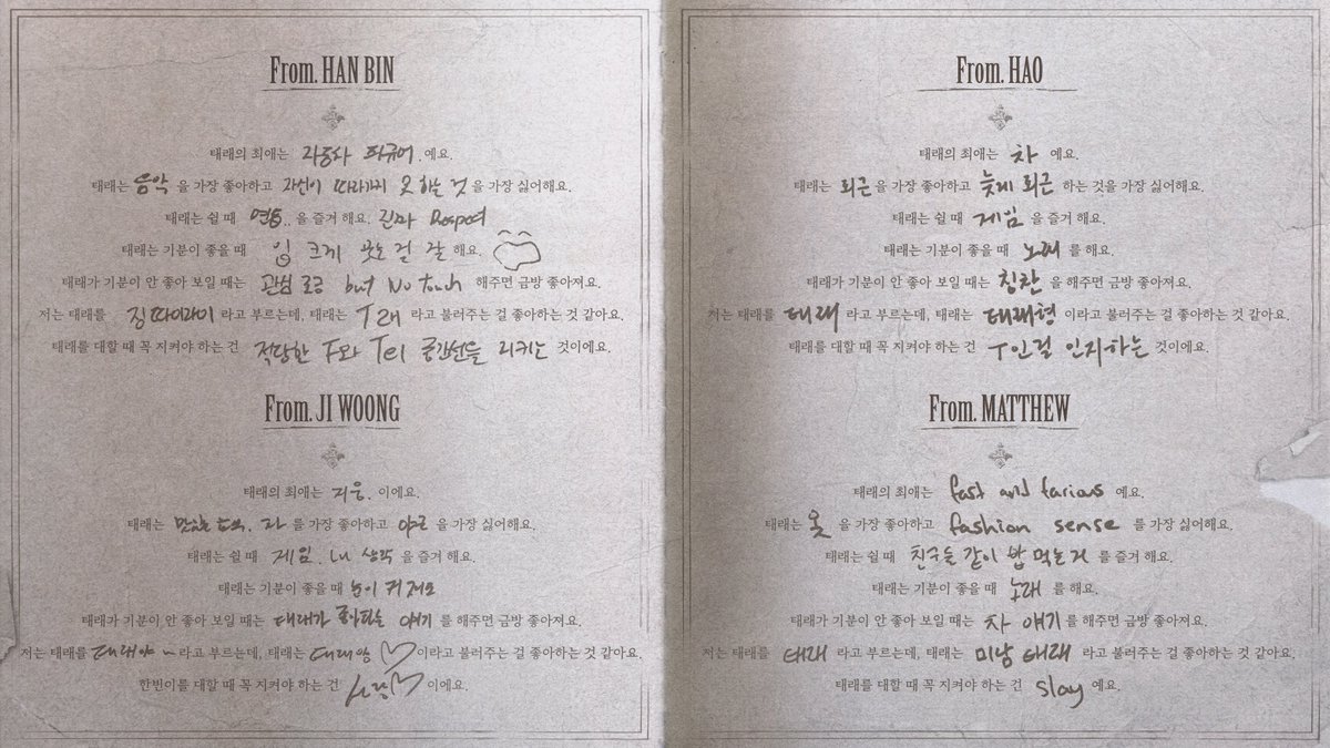 traelxve's tweet photo. THE BOOK OF TAE RAE📖
- FROM. ZB1 - #김태래 https://t.co/NgN3HvnP2s