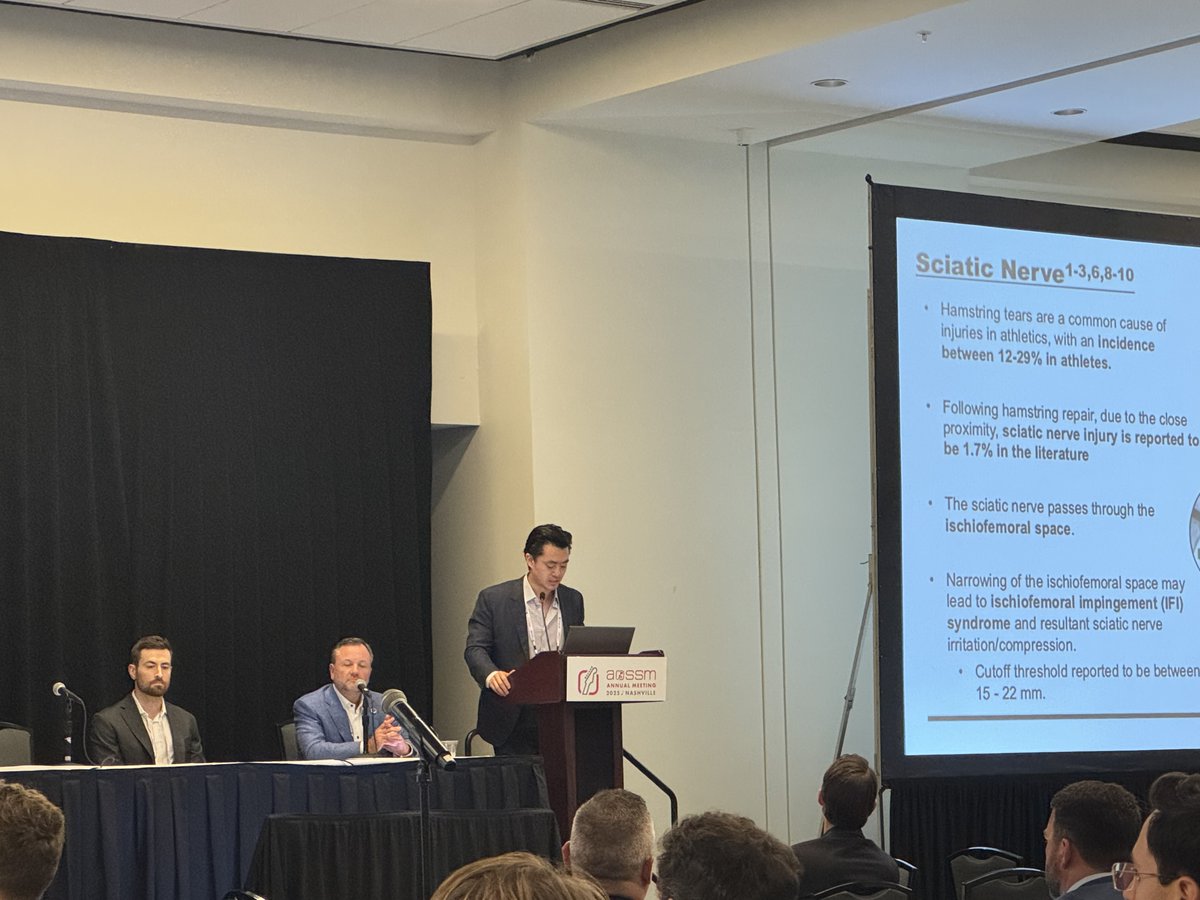 A huge congratulations to our fellows after a very successful few days of presenting our research at AOSSM. Thank you for all the hard work and dedication!