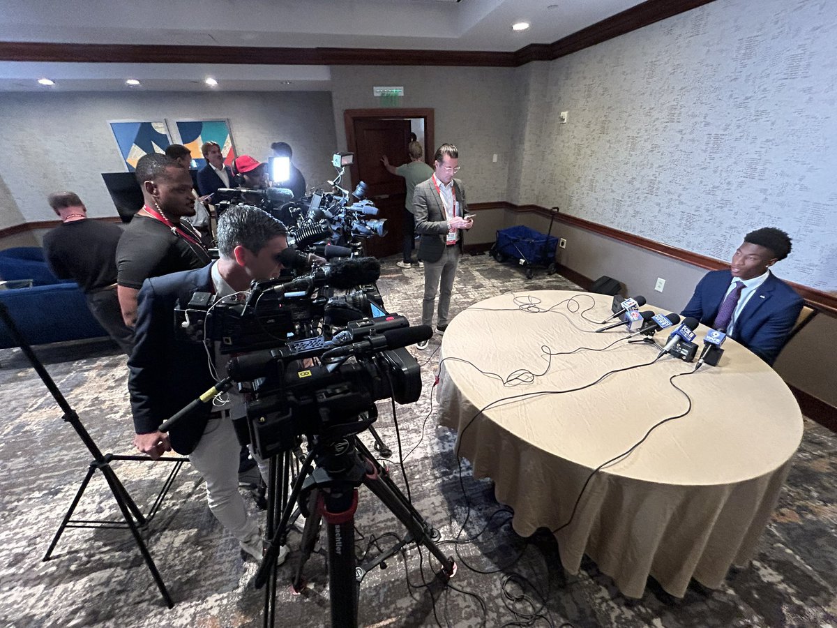 Jacques Doucet (@jacquesdoucet) on Twitter photo . <a href="/LSUfootball/">LSU Football</a> fifth-year senior wide receiver and Zachary native Chris Hilton Jr. at SEC Media Days in Atlanta. #LSU . <a href="/LSUfootball/">LSU Football</a> fifth-year senior wide receiver and Zachary native Chris Hilton Jr. at SEC Media Days in Atlanta. #LSU