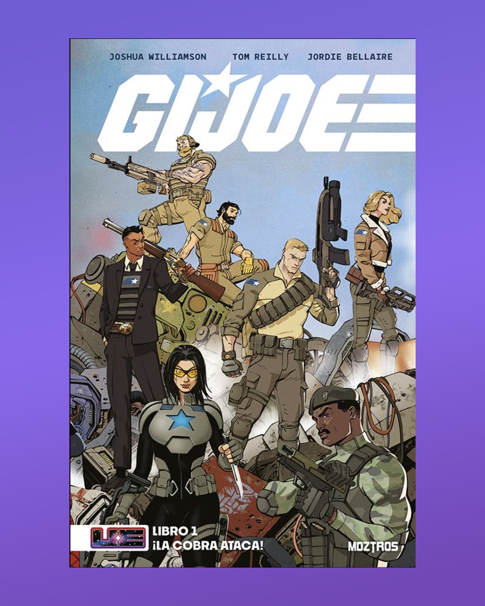sddist's tweet image. ¡Prepárate para un crossover épico! G.I. Joe y Transformers unen fuerzas. 🌟 ¿Podrán Duke y su equipo detener a Cobra y su dominio del Energon? No te lo pierdas, cortesía de la editorial @EsMoztros.
#GIJoe #Transformers #Cómics #EditorialMoztros #AventuraÉpica