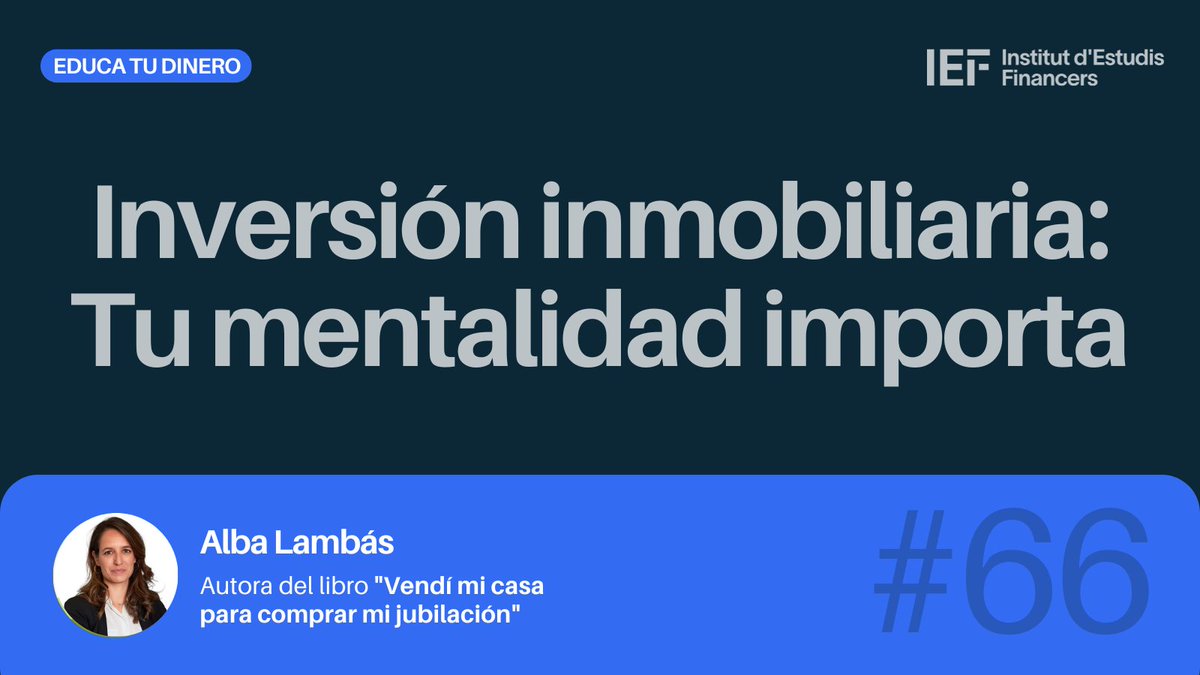 PODCAST | Nuevo episodio 🎙

En este último episodio, con la participación de #AlbaLambás, reflexionamos sobre cómo nuestras creencias condicionan la relación con el dinero y cómo transformarlas para avanzar.

¡Dale al play! 👉bit.ly/4lBpOA7

#educatudinero