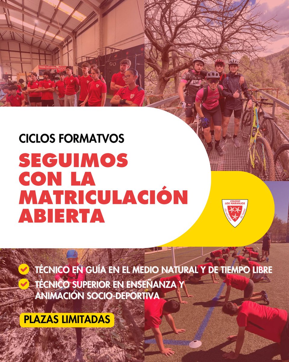 ¡Sigue abierta la matriculación en nuestros Ciclos Formativos!