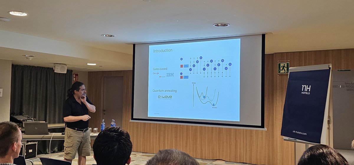 Alberto Moraglio and Francisco Chicano giving a <a href="/GeccoConf/">GECCO 2026</a>  tutorial on Quantum Optimisation.