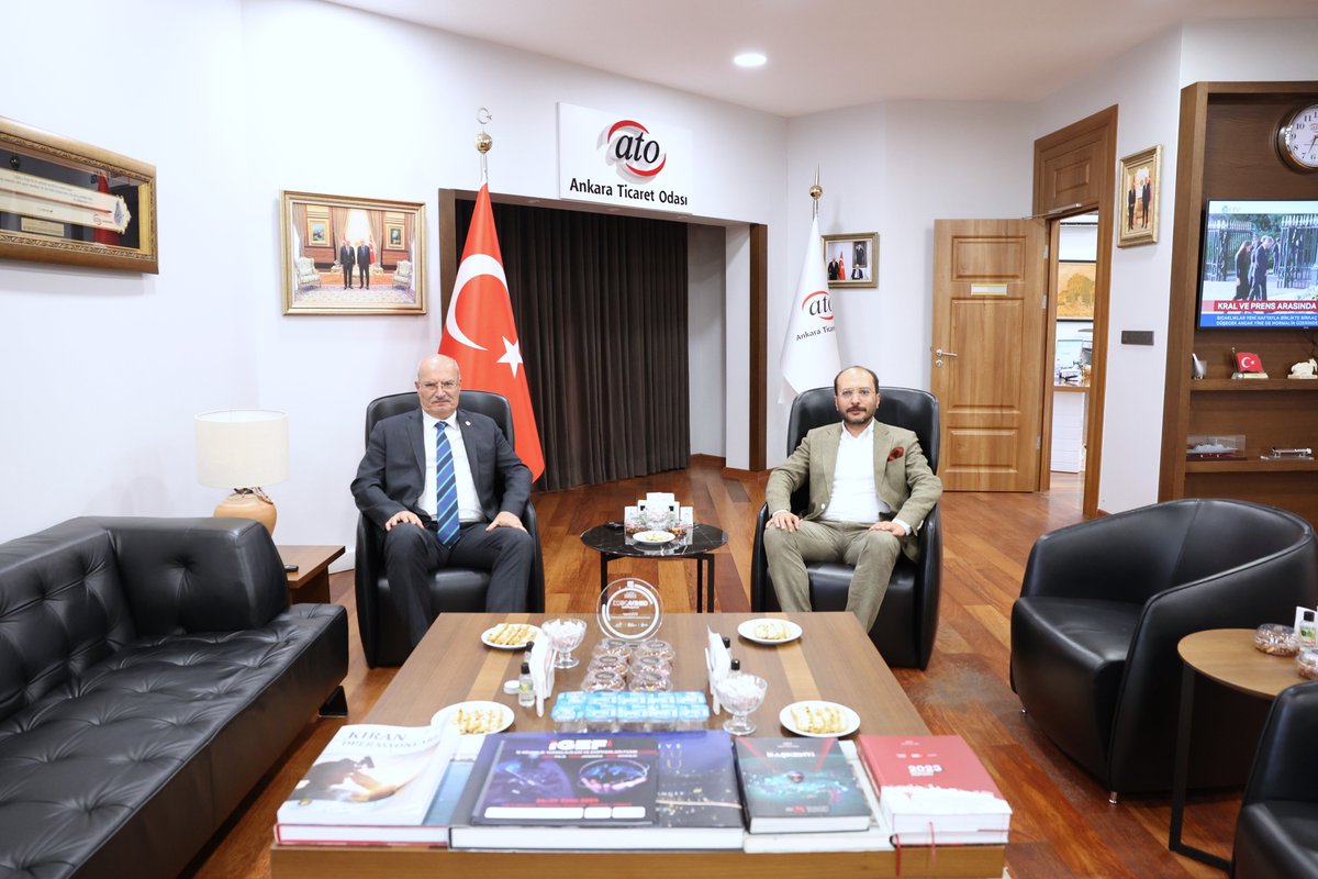Ankara Ticaret Odası (@atokurumsal) on Twitter photo Ankara Ticaret Odası Yönetim Kurulu Başkanı <a href="/GurselBaran/">Gürsel Baran</a>, ATO Disiplin Kurulu Başkanı Av. Sefer Sani Gülcü’yü kabul ederek, çalışmaları hakkında bilgi aldı. Ankara Ticaret Odası Yönetim Kurulu Başkanı <a href="/GurselBaran/">Gürsel Baran</a>, ATO Disiplin Kurulu Başkanı Av. Sefer Sani Gülcü’yü kabul ederek, çalışmaları hakkında bilgi aldı.