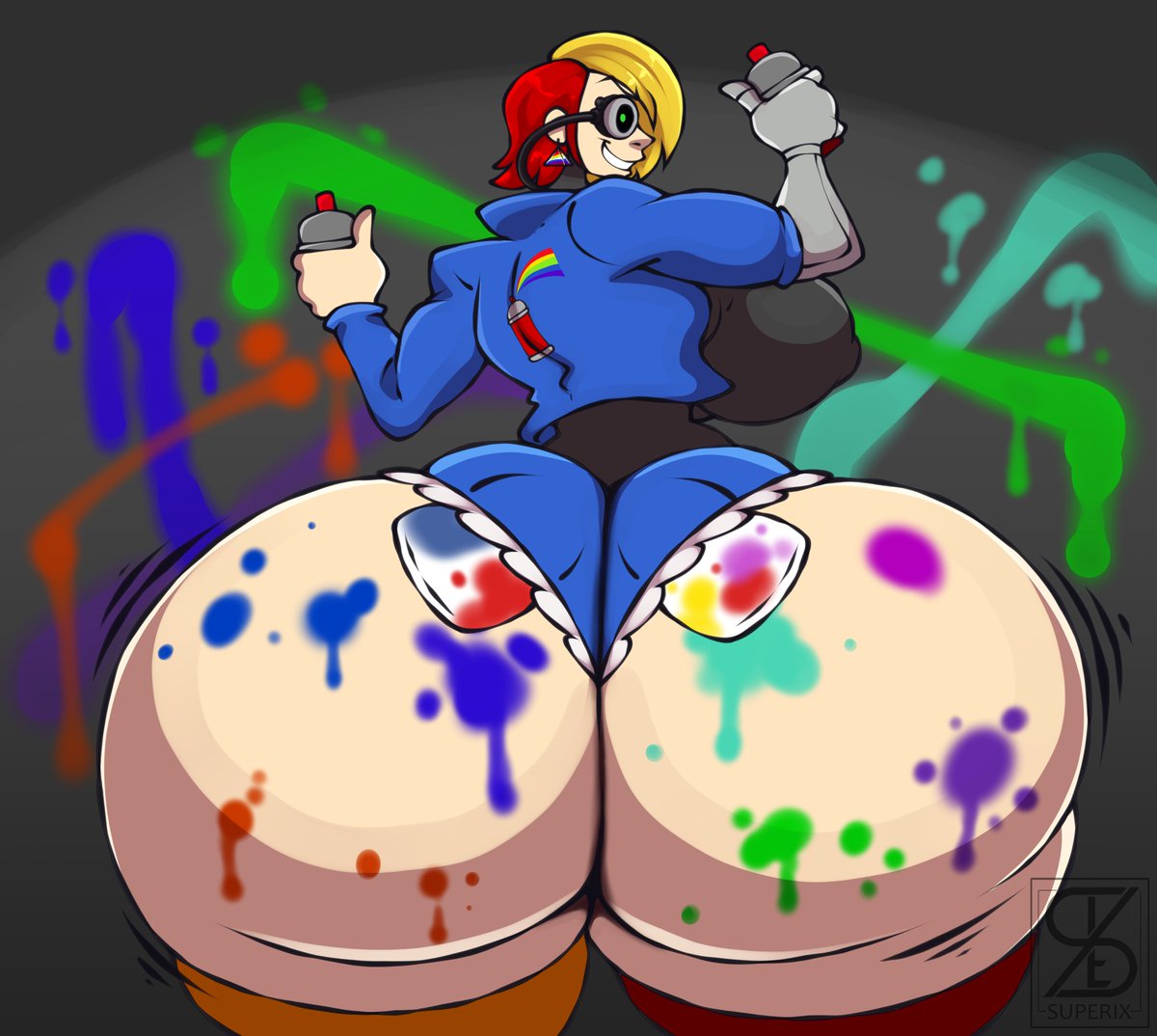 A booming spray artist!
for Nahff😁