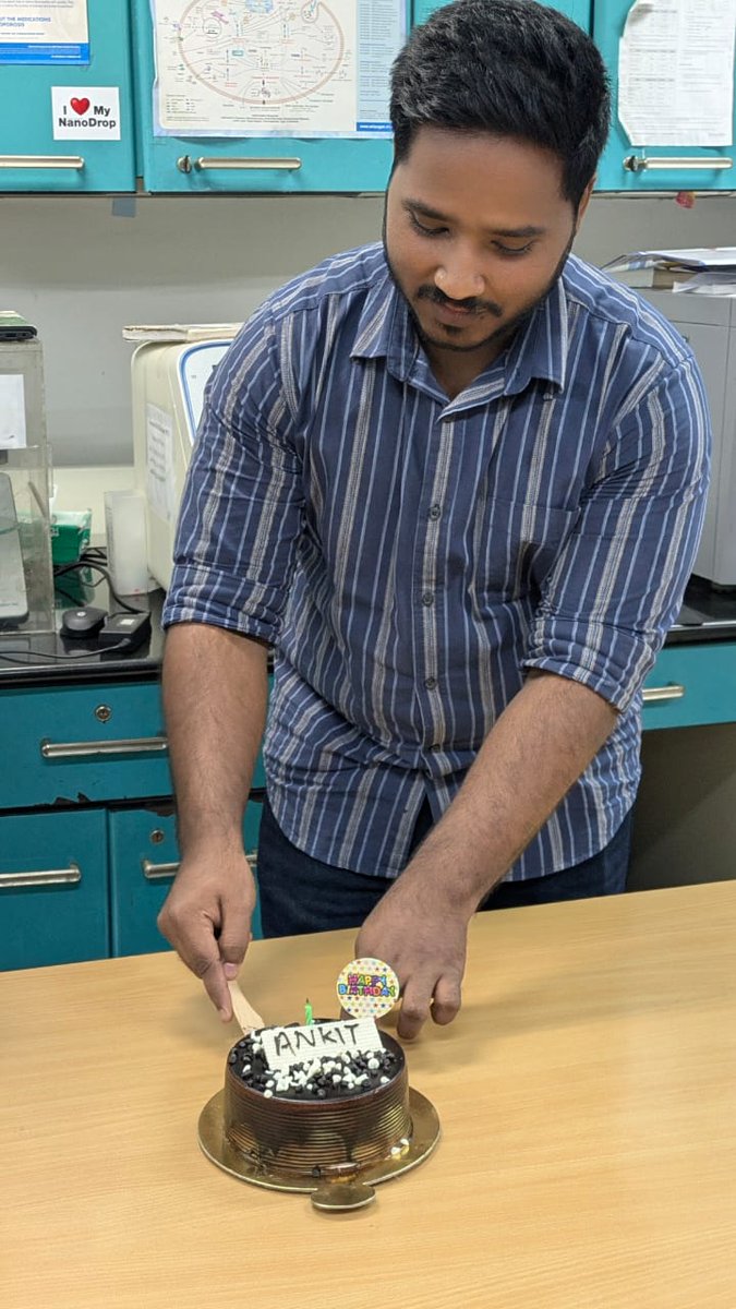 Today, our youngest researcher, <a href="/ankit_rai_14/">Ankit Rai</a>, turned a year older! 🥳 May your birthday be well-buffered with happiness and filled with lots more cake in the year ahead! 
Keep evolving and stay curious.
