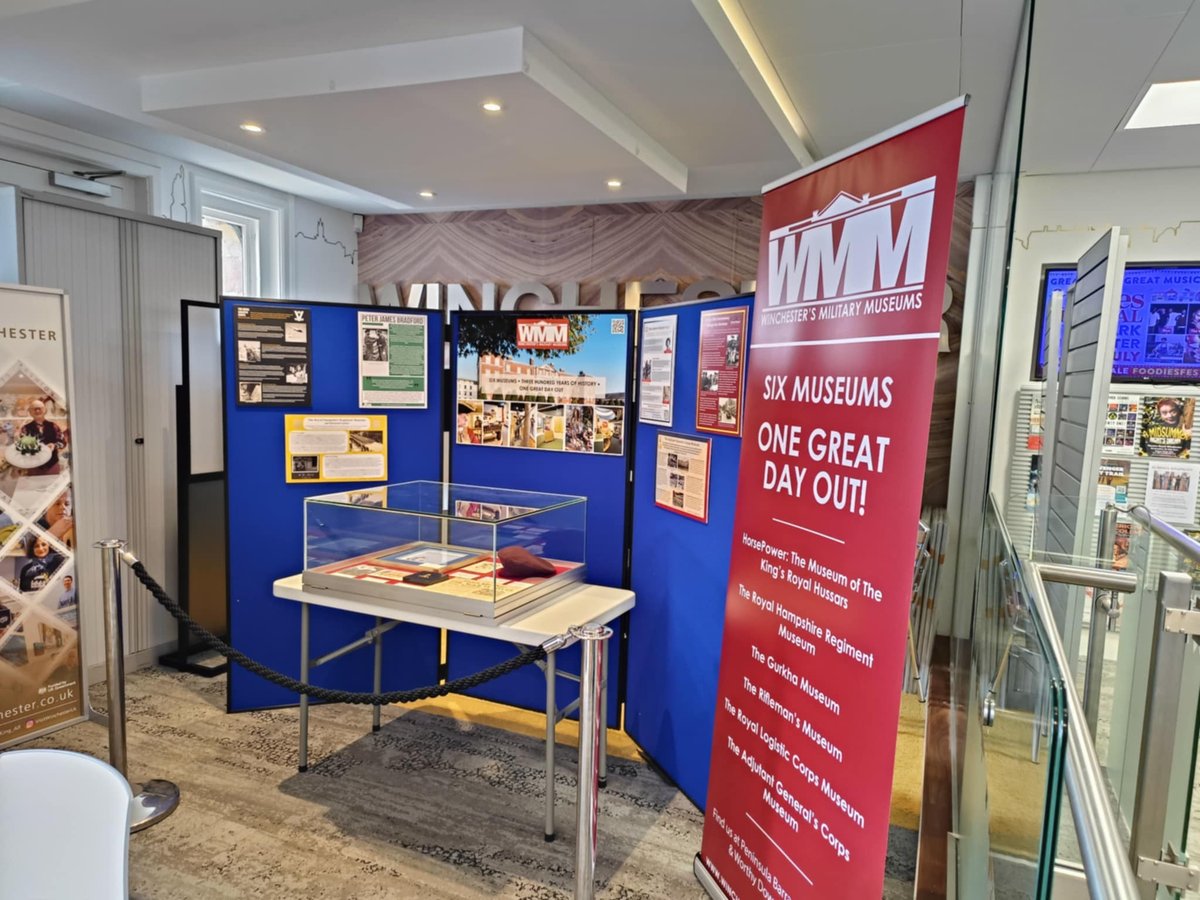 HorsePowerMus's tweet image. Planning to visit Winchester over the Summer Holidays? 🌞 Why not pop into the Visitor Centre to see WMM's exhibition commemorating the 80th Anniversary of the end of WW2! 14th July-6th Sept!