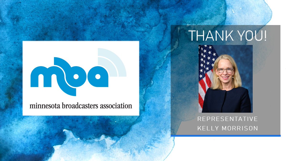 MNBroadcasters's tweet image. Thank you to Representative @KellyMorrisonMN for co-sponsoring the AM Radio for Every Vehicle Act (H.R.979)! We appreciate your support of broadcasters! #WeAreBroadcasters