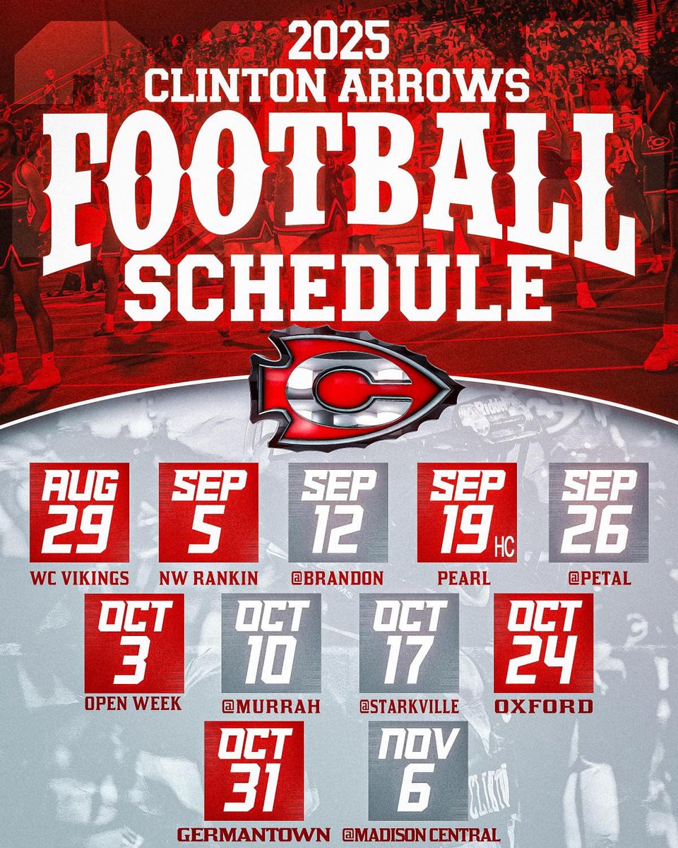 In six weeks, the Arrows kick off their 2025 football season against Warren Central on Friday, Aug. 29, at Arrow Field. It is the first of five home games.

#The401 #asalways #GOARROWS