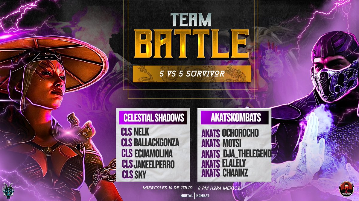 CLS vs AKATS, Este miércoles CLS Latam se enfrenta a los AkatsKombats, Miércoles 16 de Julio 8 pm MX 🔥〽️