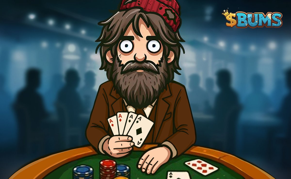 ♠️ BUMS Poker Is Now Open! ♥️

The streets just got a whole lot riskier — and way more rewarding.

🔥 Sharpen your skills, stack your chips, and outplay every bum on the block.

Big hands, bold bluffs, and bragging rights await.

Ready to go ALL IN?
Your seat at the table is