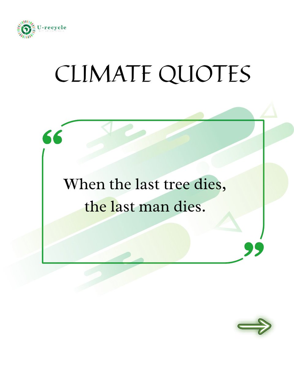 A clean Africa begins with a conscious African.
But consciousness alone isn’t enough,we must act.

From the truth that “when the last tree dies, the last man dies,” to the reminder that the environment is where we all meet, it’s clear the environment is our shared responsibility.