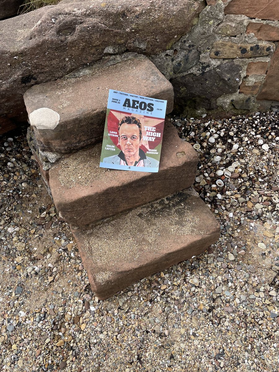AEOS Magazine touches down on the isle of Arran. #aeosmag #litmag #artmag