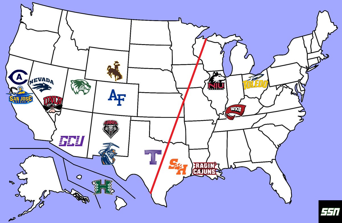 How can the MW 1) increase our media payout &amp; 2) kneecap comparable leagues? Poach others' expansion options. Toledo remains top priority, but WKU, SH, &amp; UL should be too. We have the funds. Bring in full members UVU &amp; Tarleton for new markets. Everyone else FB only.