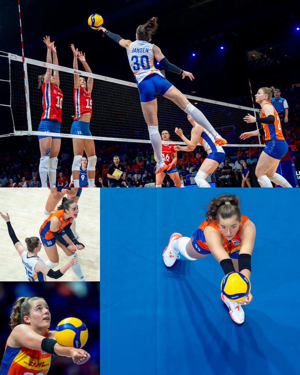 ✌🏼 debutants in Apeldoorn! 🧡

#LetsGoOrange #TeamNL #VNL2025