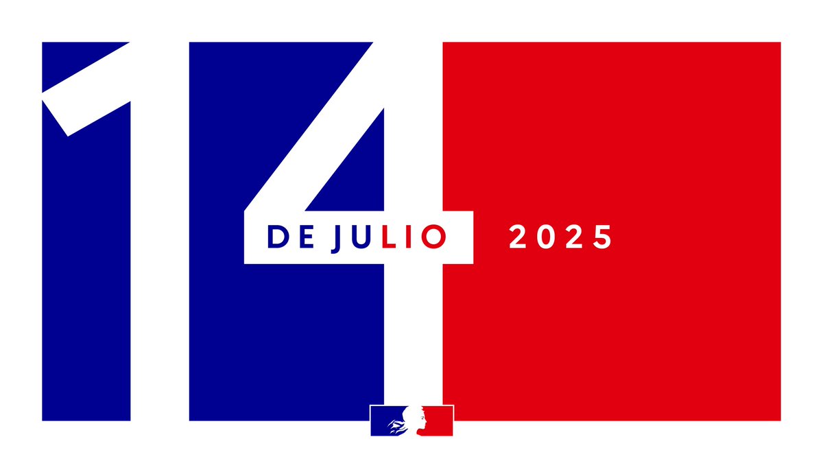 🇫🇷 Bonne fête nationale à toutes et tous, vous qui célébrez la France et ses valeurs partout dans le monde entier
🇫🇷 Feliz Fiesta Nacional francesa a todas y a todos ustedes, quienes celebran a Francia y sus valores en el mundo entero
#14Juillet #FêteNationale