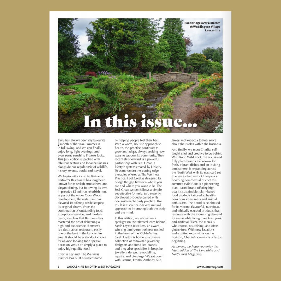 We're excited to share our July edition with you, packed full of fantastic features on local businesses, plus our regular mix of wildlife, events, books, and travel.

Catch up on all the latest and subscribe here: bit.ly/48IAxBY